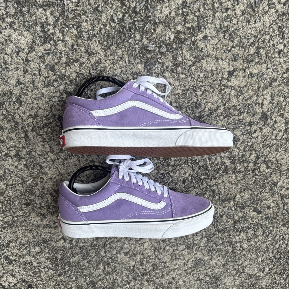 VANS Old Skool Classic Violet Tulip Women's 10/ Men's 8.5 EUC VN0A38G1VRP Shoe - Picture 6 of 9
